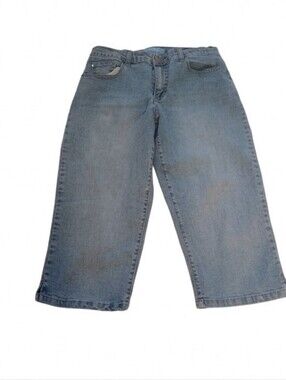 Duplex Jeans Capri Blue Jeans Size 8